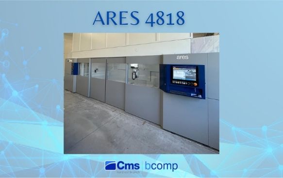 Here it is! We just completed the installation of a new CMS 5-axis CNC machining center ARES 4818.