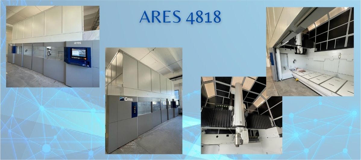 Here it is! We just completed the installation of a new CMS 5-axis CNC machining center ARES 4818.