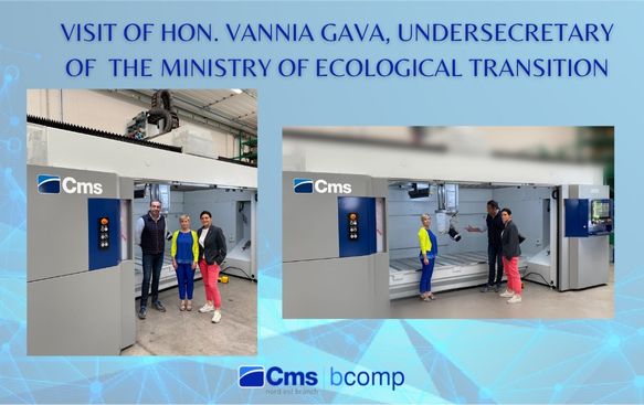 Hon. Vannia Gava, undersecretary of the Ministry of Ecological Transition, came to visit C.M.S. NORDEST.