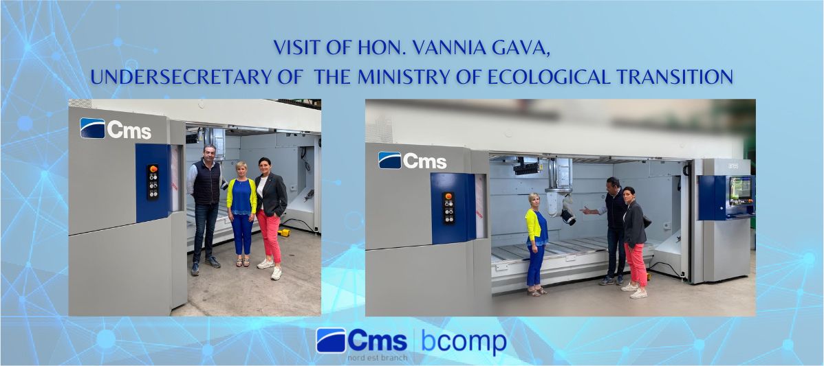 Hon. Vannia Gava, undersecretary of the Ministry of Ecological Transition, came to visit C.M.S. NORDEST.